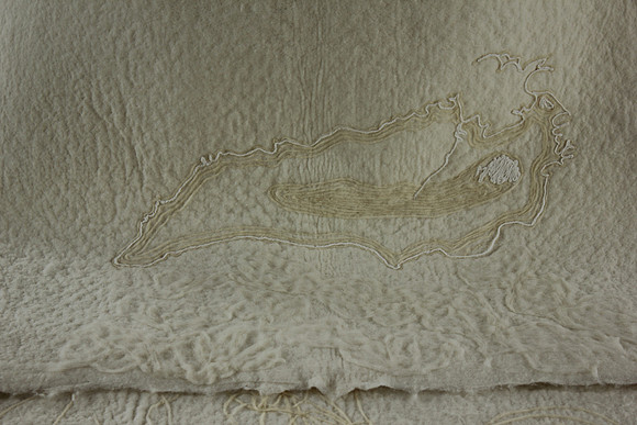 Ode to Pascal by Water's Edge Lake Ontario cloak detail